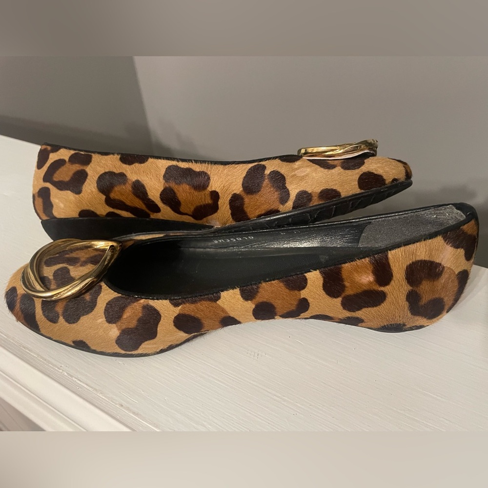 Stuart Weitzman Pony Hair Animal Print Shoes size 6 - Picture 9 of 9